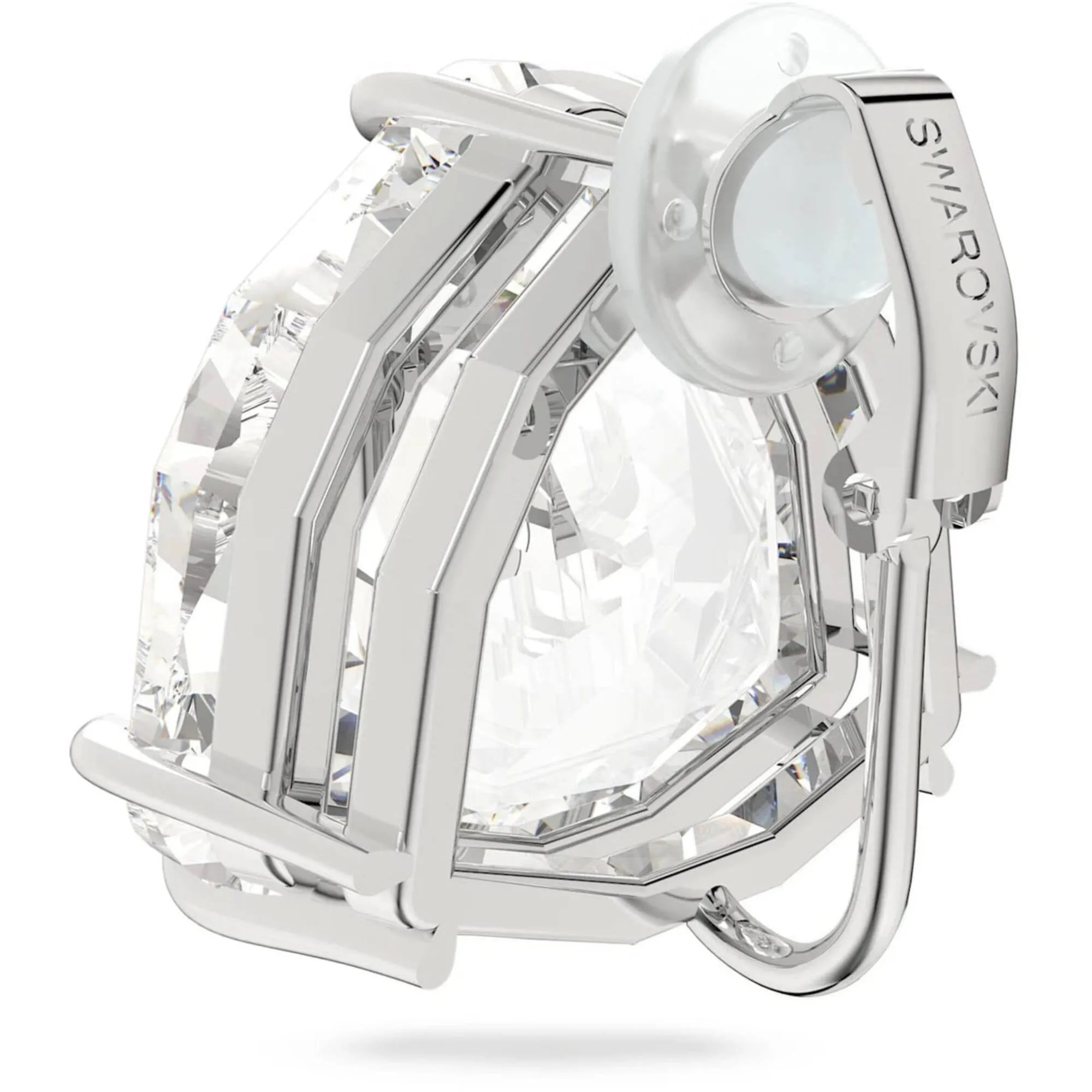 Swarovski Jewelry Swarovski Women's Clip Earring - Mesmera Single Clear Triangle Cut Crystal | 5600752