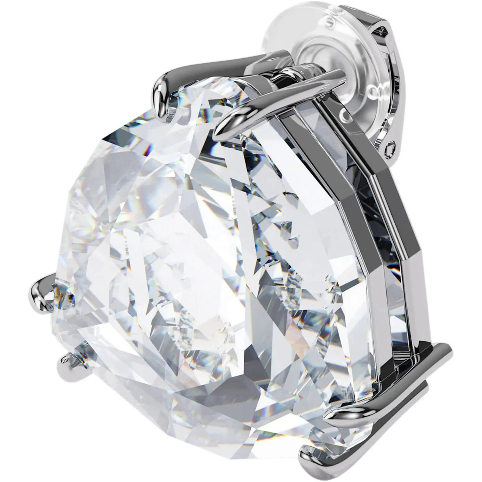 Swarovski Jewelry Swarovski Women's Clip Earring - Mesmera Single Clear Triangle Cut Crystal | 5600752