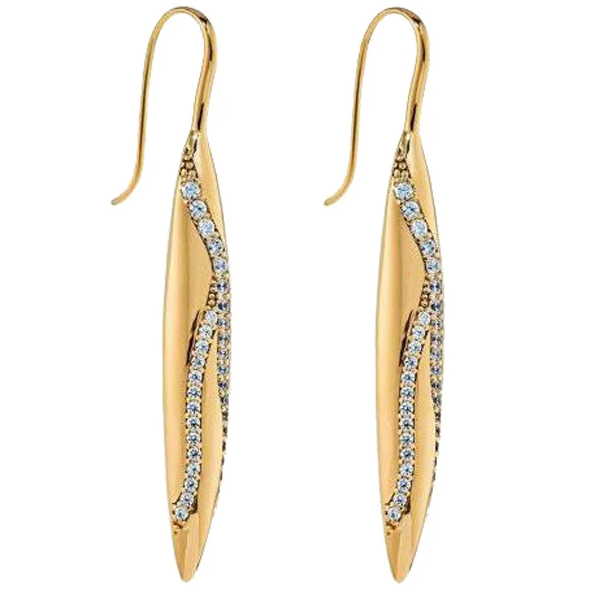 Swarovski Jewelry Swarovski Women's Drop Earrings - Atelier Gilded Cubic Zirconia | 5534423