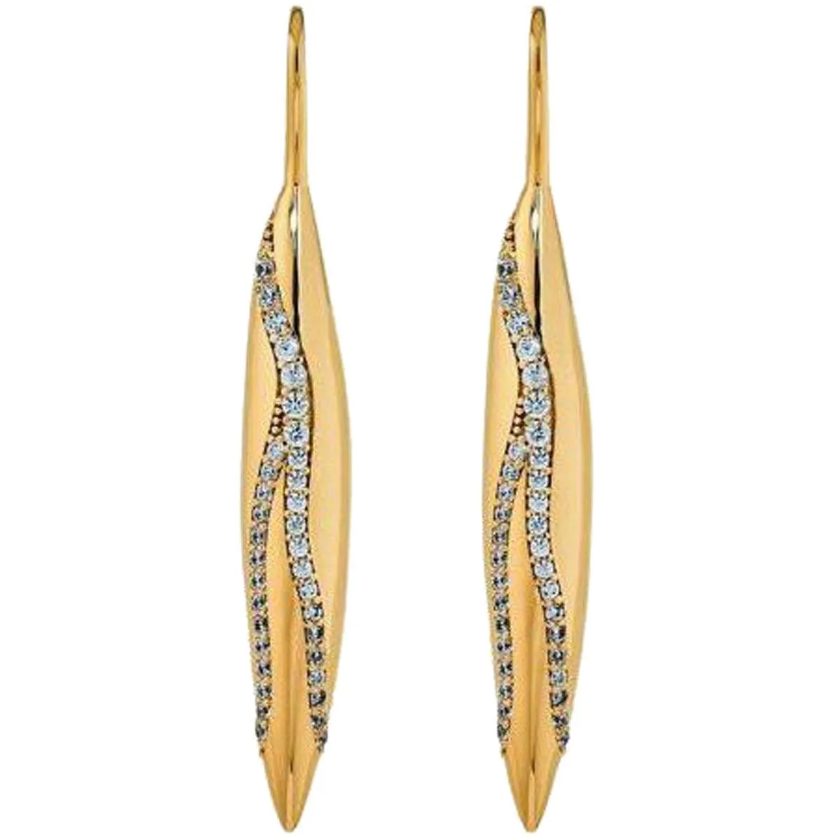 Swarovski Jewelry Swarovski Women's Drop Earrings - Atelier Gilded Cubic Zirconia | 5534423