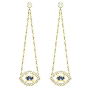Swarovski Jewelry Swarovski Women's Earrings - Admiration Evil Eye Crystal Gold | 5445866