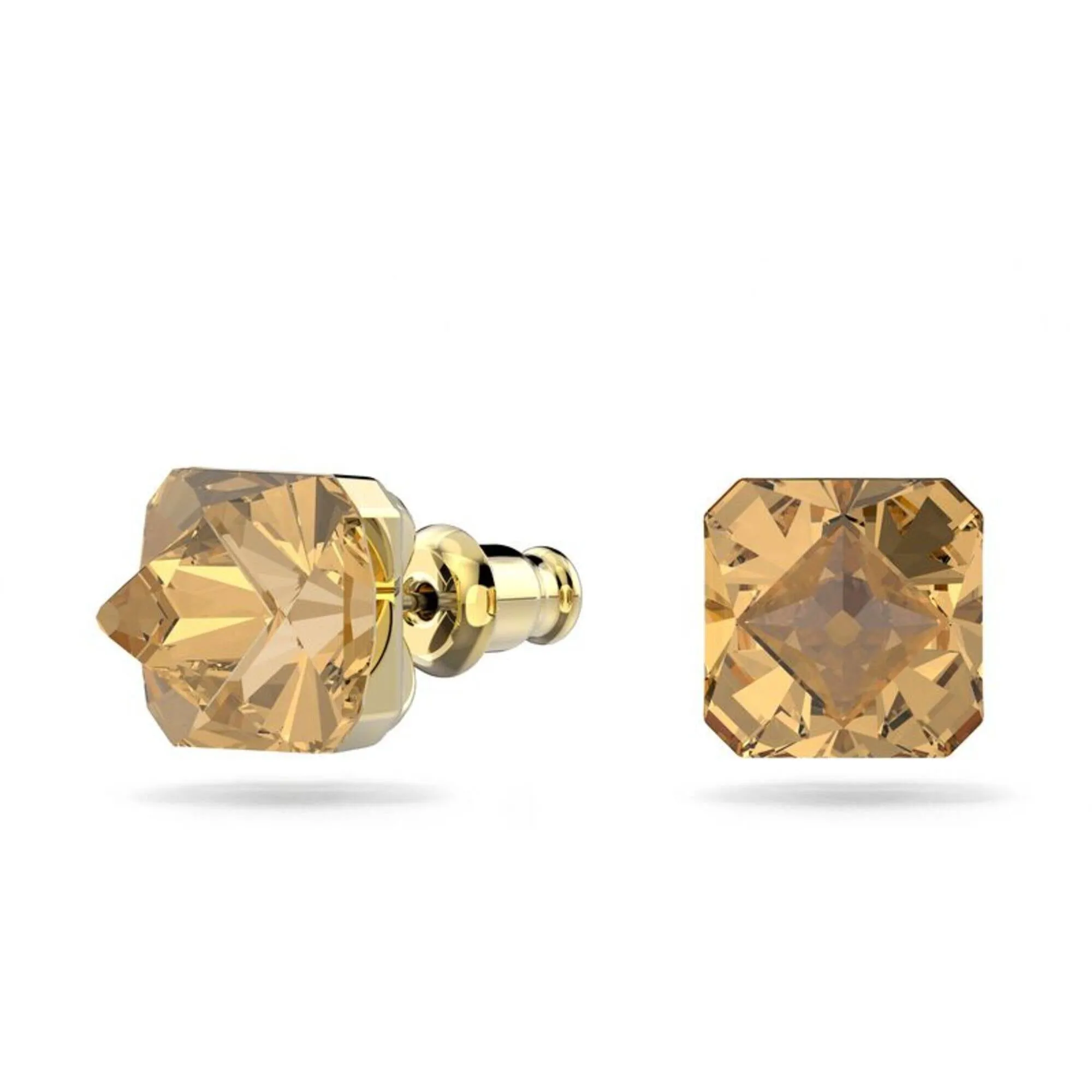 Swarovski Jewelry Swarovski Women's Earrings - Chroma Gold Plated with Pyramid Cut Crystal | 5613680