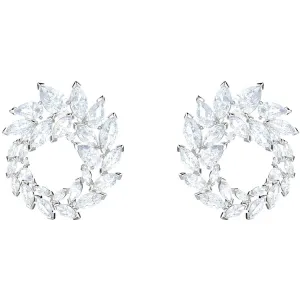 Swarovski Jewelry Swarovski Women's Earrings - Louison Rhodium Plated Czech White Crystal | 5450934