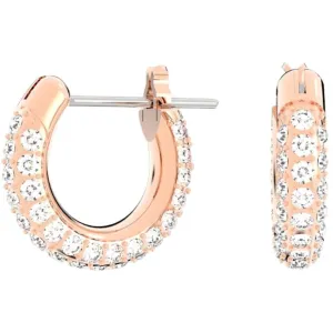 Swarovski Jewelry Swarovski Women's Earrings - Stone Rose Gold Tone Plated Metal Hoop Pierced | 5446008