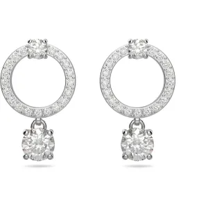 Swarovski Jewelry Swarovski Women's Hoop Earrings - Constella Round Crystal Rhodium Plated 5563278