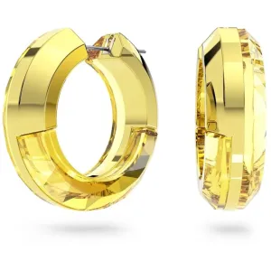 Swarovski Jewelry Swarovski Women's Hoop Earrings - Lucent Yellow Gold Aluminum, Crystals | 5633435