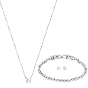 Swarovski Jewelry Swarovski Women's Jewelry Set - Attract Emily Rhodium-Plated Crystals | 5408443