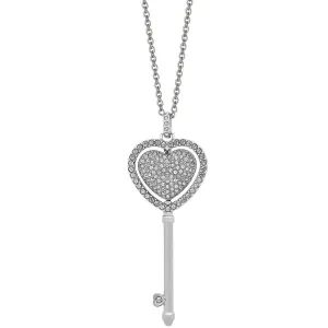 Swarovski Jewelry Swarovski Women's Jewelry Set - Engaged Rhodium-Plated Pink Crystal | 5225369