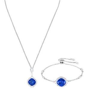 Swarovski Jewelry Swarovski Women's Jewelry Set - My Dearest Rhodium Plated Blue Crystal | 5409697