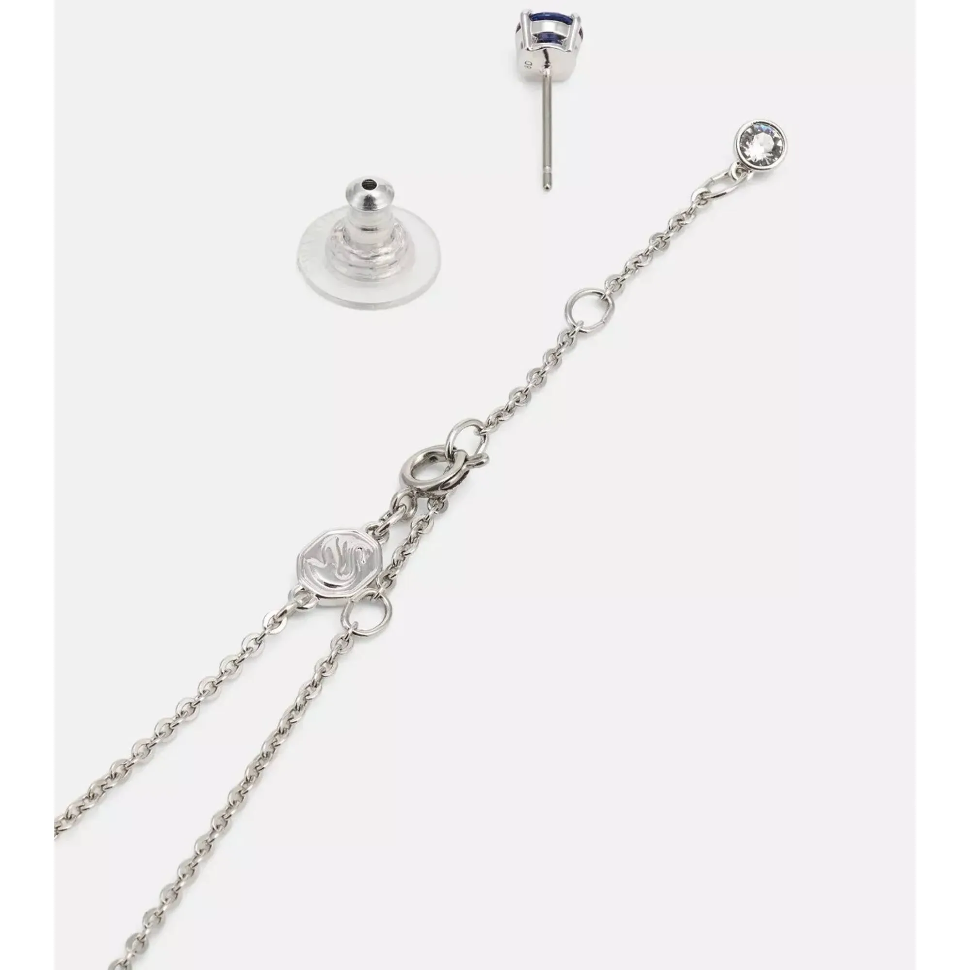 Swarovski Jewelry Swarovski Women's Jewelry Set - Stella Blue Star Crystal Rhodium Plated | 5646762