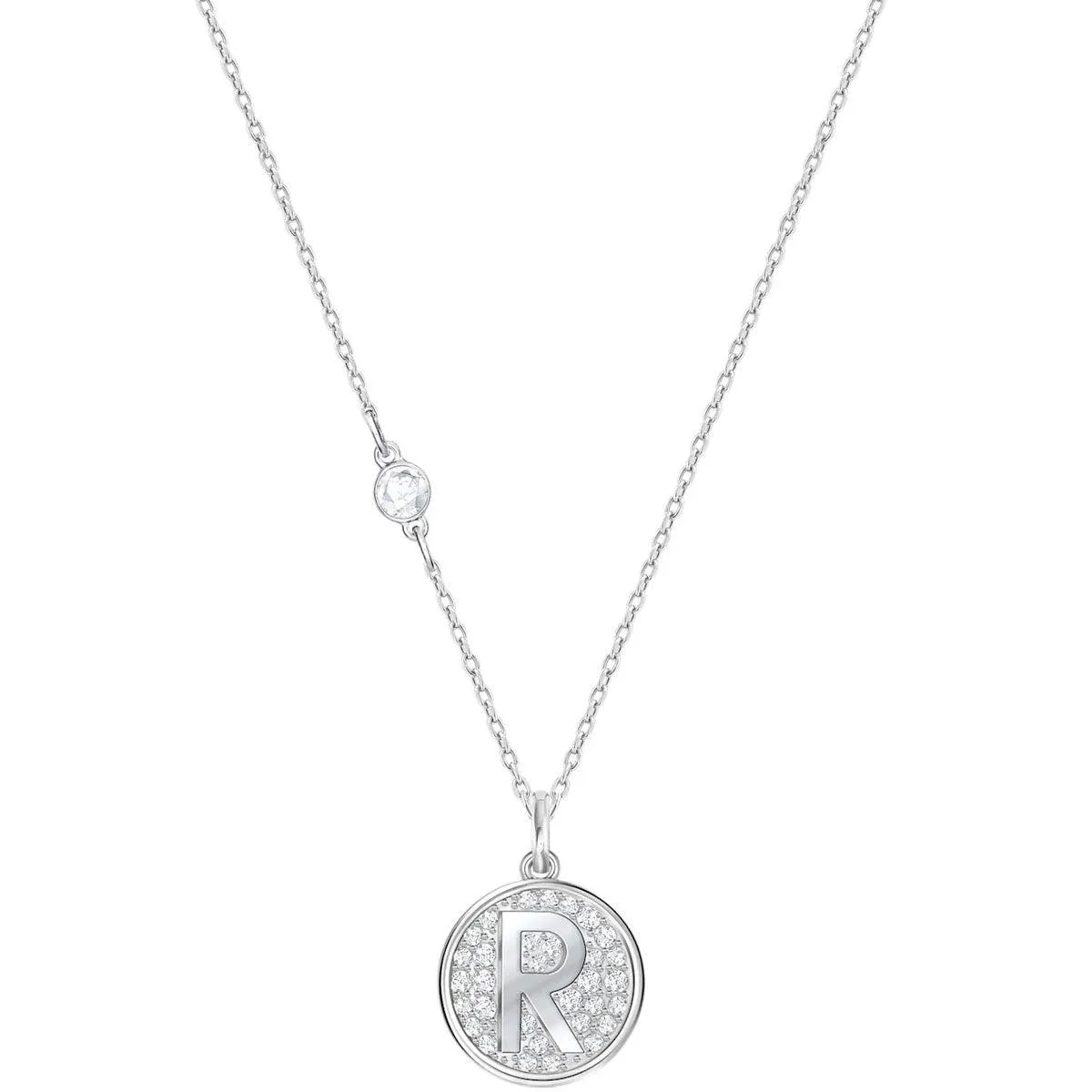 Swarovski Jewelry Swarovski Women's Necklace - Americas Letter R Clear Crystal Pendant | 5367209