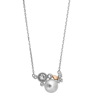 Swarovski Jewelry Swarovski Women's Necklace - Cute Crystal Butterfly and Pearl Pendant | 5190001