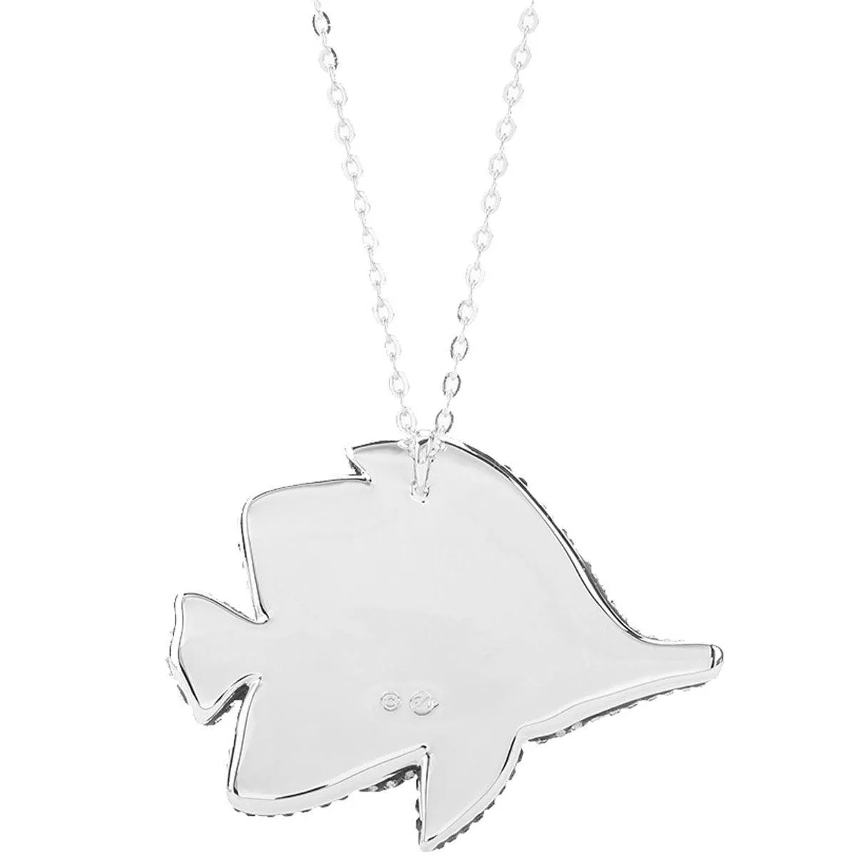 Swarovski Jewelry Swarovski Women's Necklace - Enchanted Fish Crystal Pendant Metal Plating | 5195533