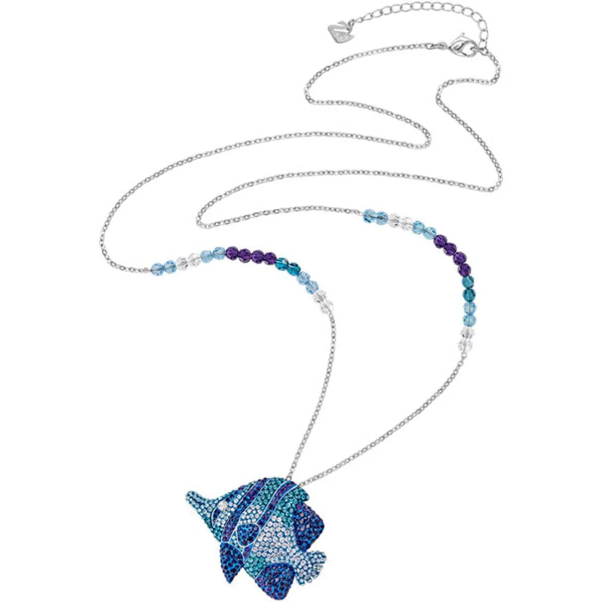 Swarovski Jewelry Swarovski Women's Necklace - Enchanted Fish Crystal Pendant Metal Plating | 5195533