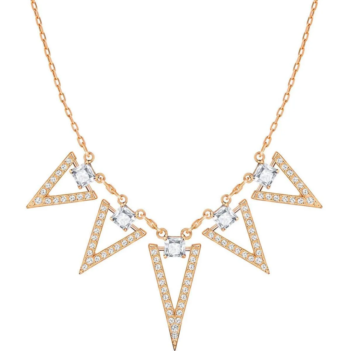 Swarovski Jewelry Swarovski Women's Necklace - Funk Rose Gold-Plated Clear Crystal Large | 5385656