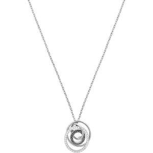Swarovski Jewelry Swarovski Women's Necklace - Greeting Rhodium Plated Ring Pendant | 5411123