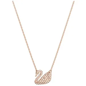 Swarovski Jewelry Swarovski Women's Necklace - Iconic Swan Crystal Rose Gold Plated | 5368988