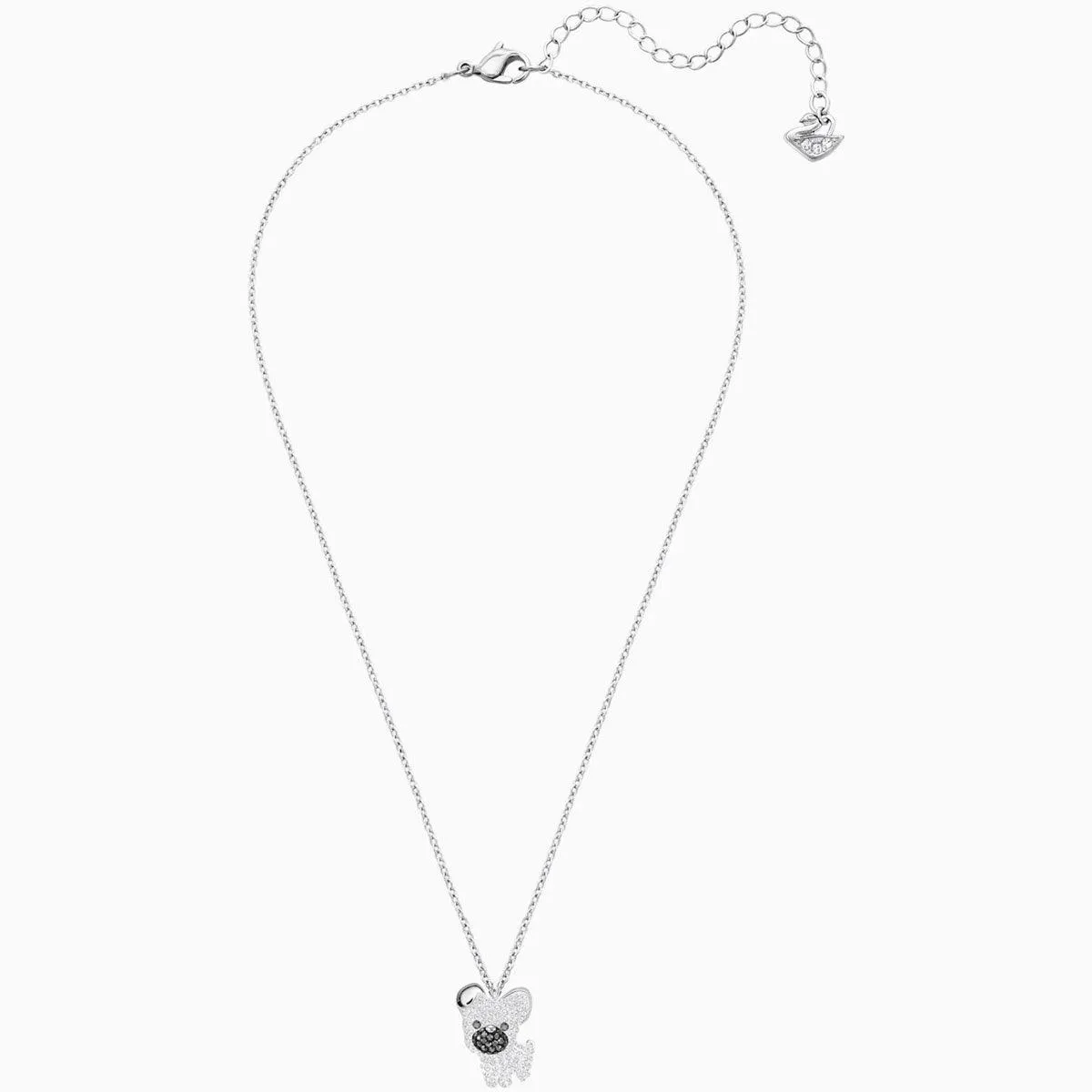 Swarovski Jewelry Swarovski Women's Necklace - Little Dog Pendant Rhodium Plated | 5374446