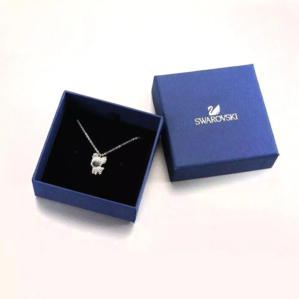 Swarovski Jewelry Swarovski Women's Necklace - Little Dog Pendant Rhodium Plated | 5374446