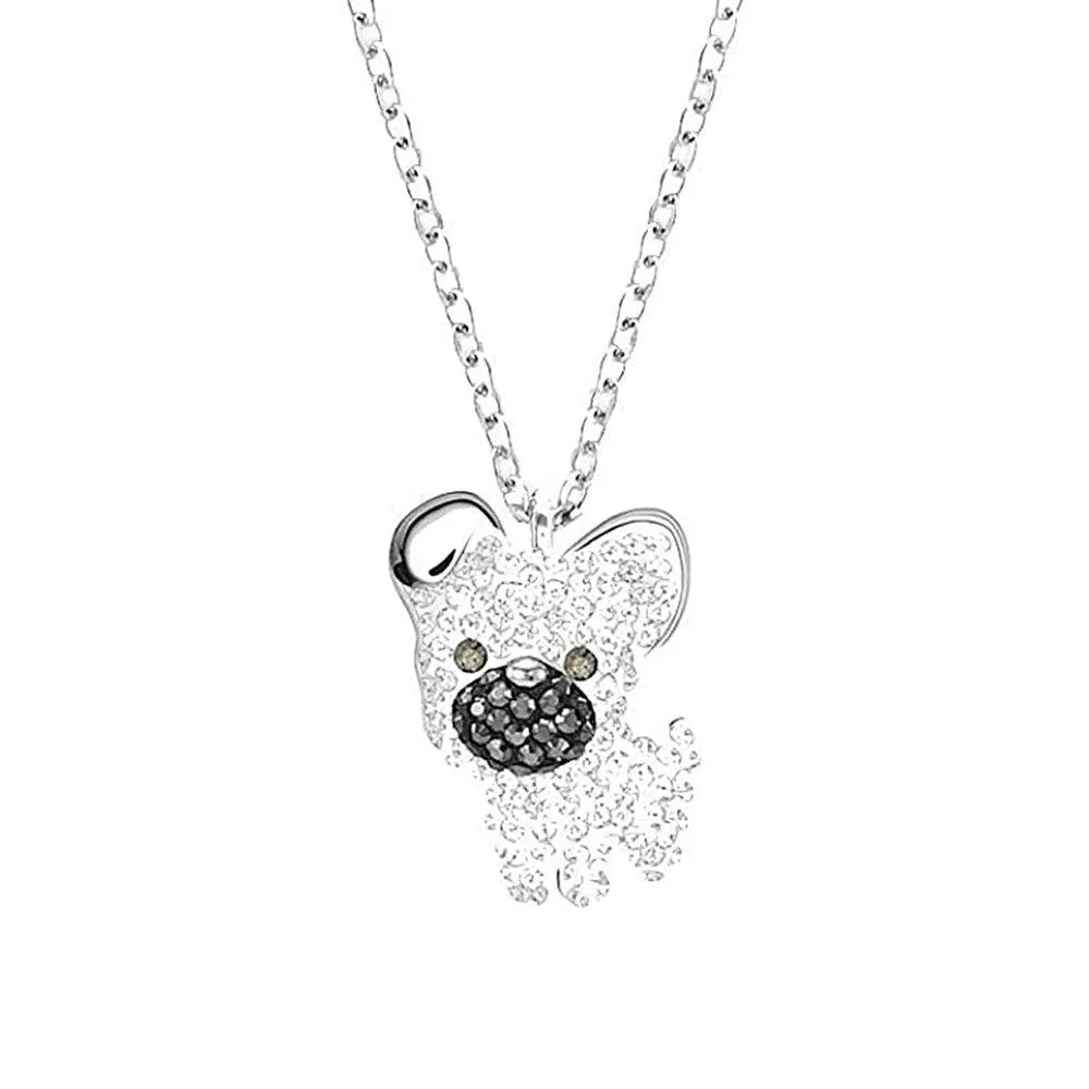 Swarovski Jewelry Swarovski Women's Necklace - Little Dog Pendant Rhodium Plated | 5374446