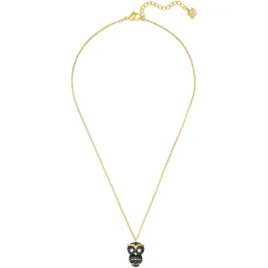 Swarovski Jewelry Swarovski Women's Necklace - Little Owl 23k Gold-Plated Black Crystal | 5366714