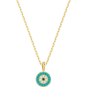Swarovski Jewelry Swarovski Women's Necklace - Luckily Gold Tone Round Pendant | 5468916