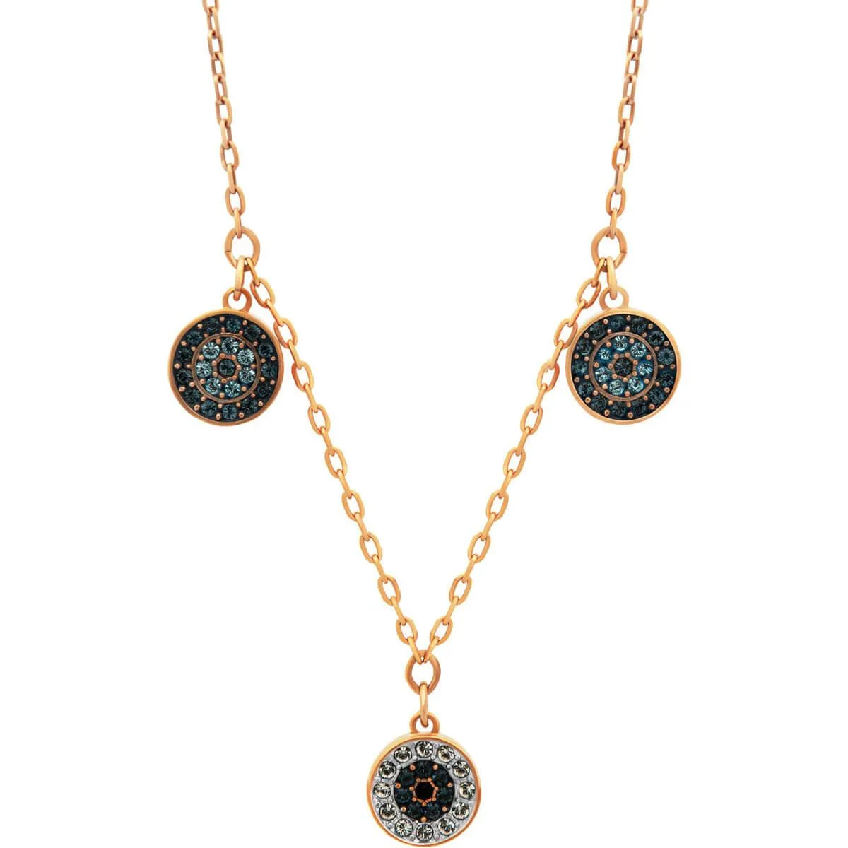 Swarovski Jewelry Swarovski Women's Necklace - Luckily Rose Gold Plated with Three Crystal | 5429129