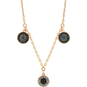Swarovski Jewelry Swarovski Women's Necklace - Luckily Rose Gold Plated with Three Crystal | 5429129