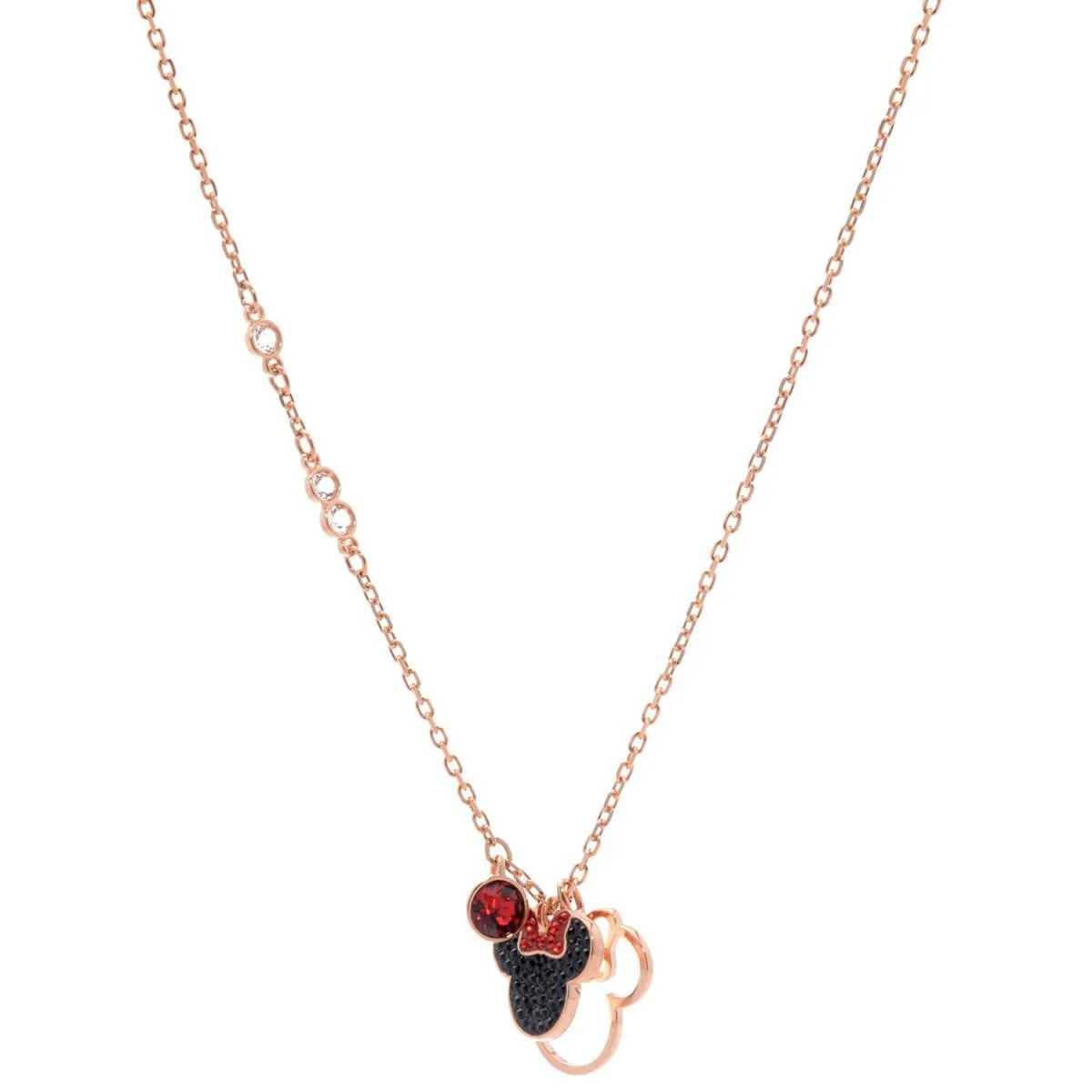 Swarovski Jewelry Swarovski Women's Necklace - Mickey and Minnie Multi Colored Crystal Pendant | 5450951