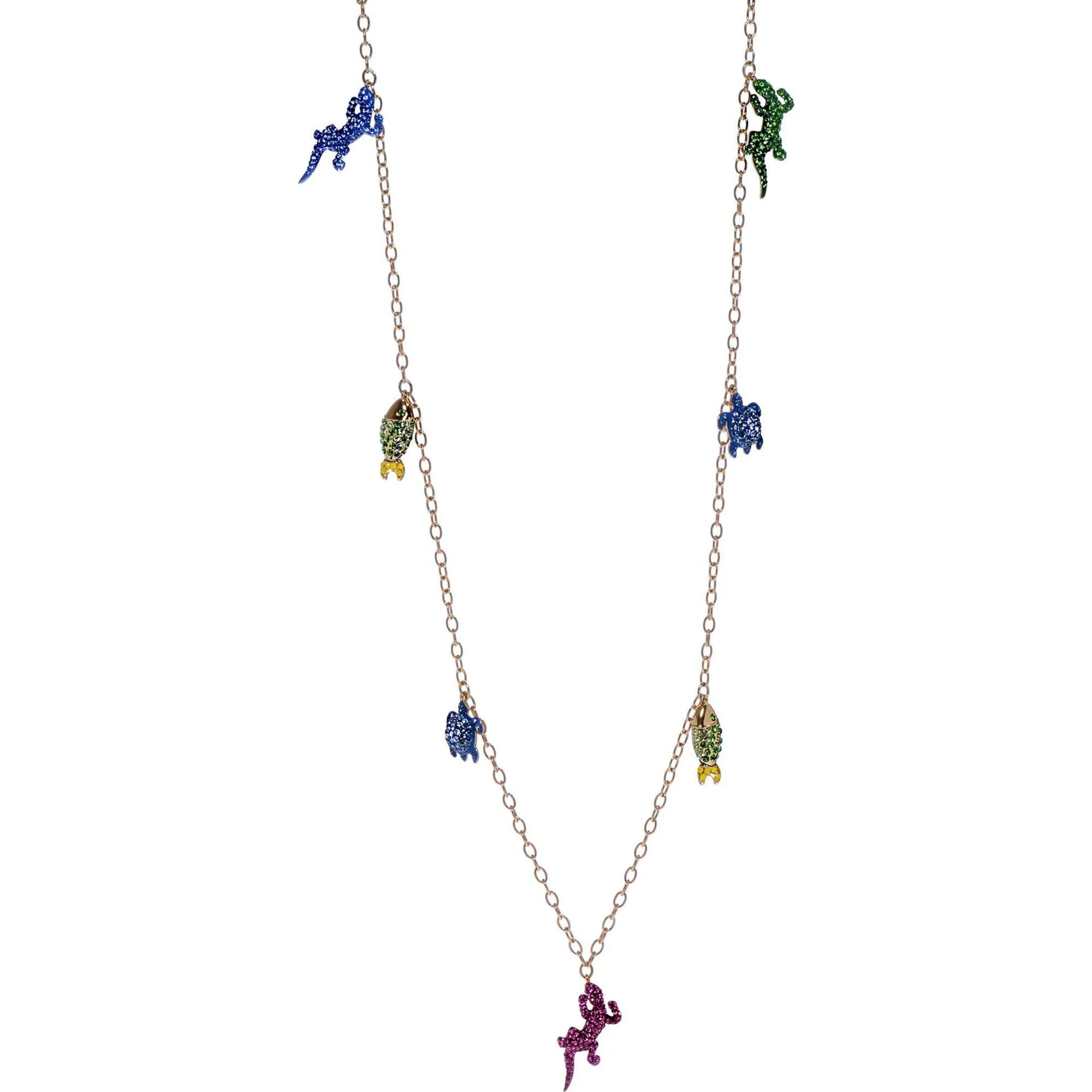 Swarovski Jewelry Swarovski Women's Necklace - Mustique Sea Life Gold Tone Plated and Crystal | 5546233