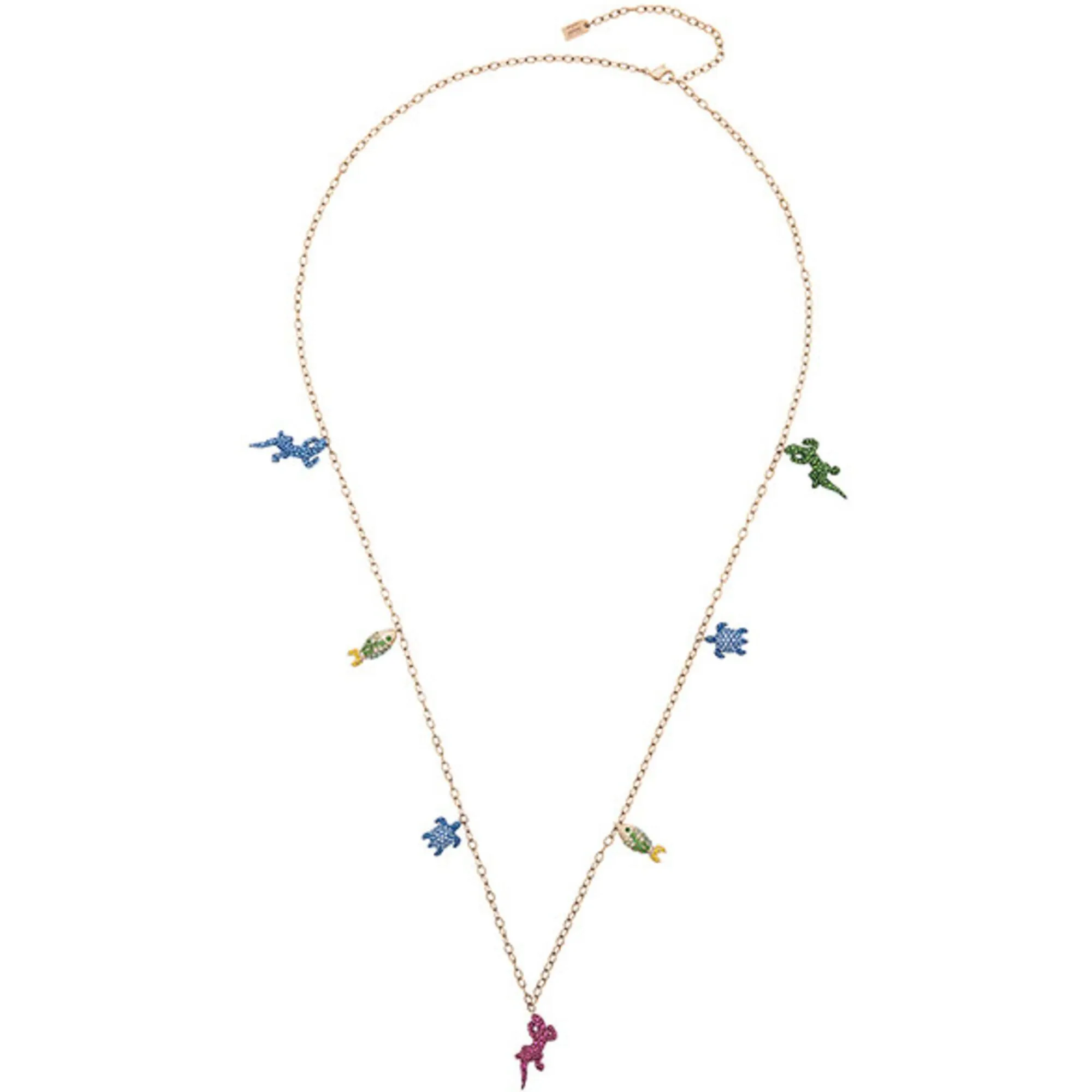 Swarovski Jewelry Swarovski Women's Necklace - Mustique Sea Life Gold Tone Plated and Crystal | 5546233