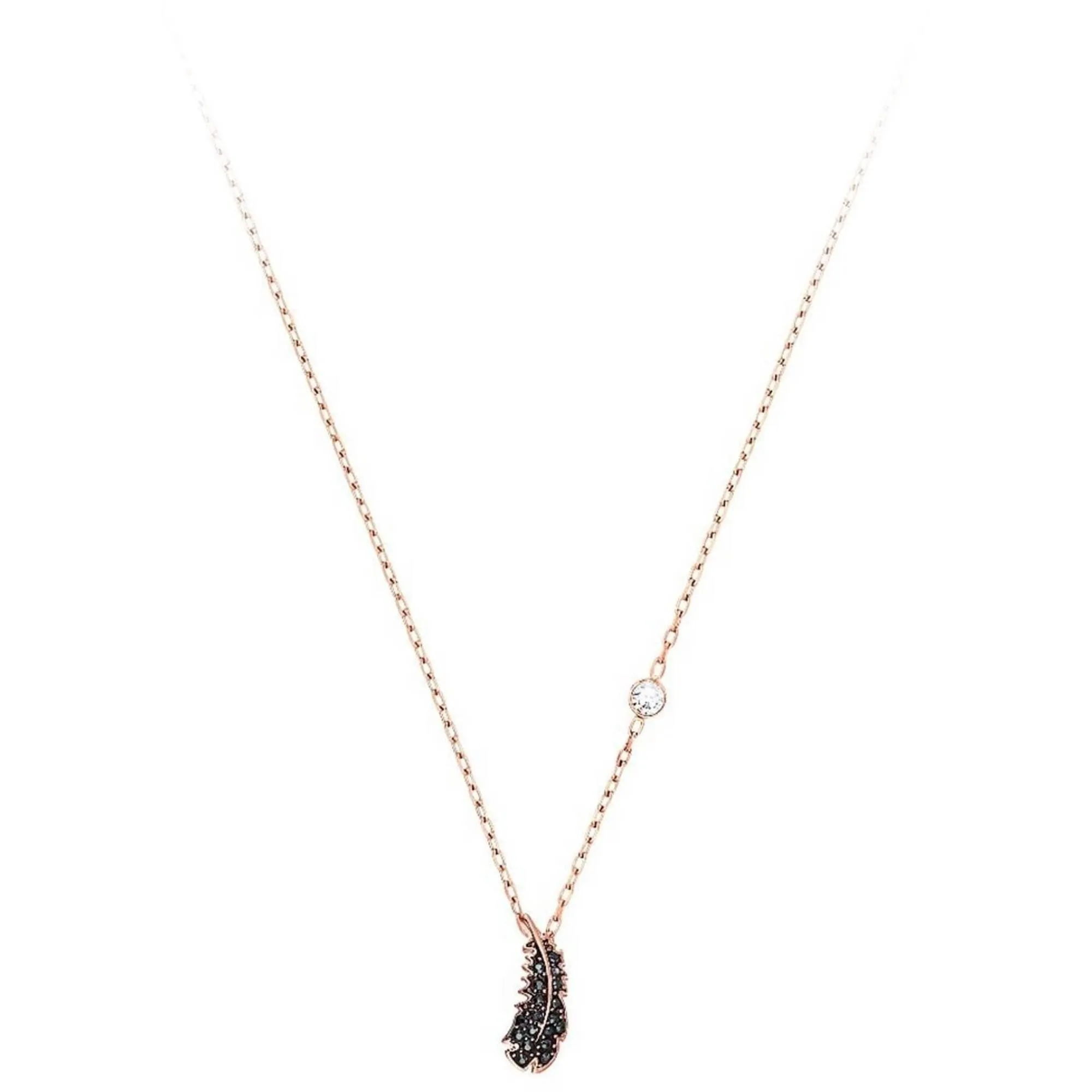 Swarovski Jewelry Swarovski Women's Necklace - Naughty Rose Gold and Black Crystals | 5516018