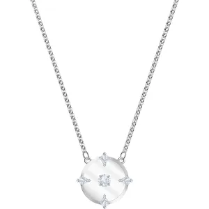 Swarovski Jewelry Swarovski Women's Necklace - North Rhodium Plated Crystals Glass Pendant | 5551796