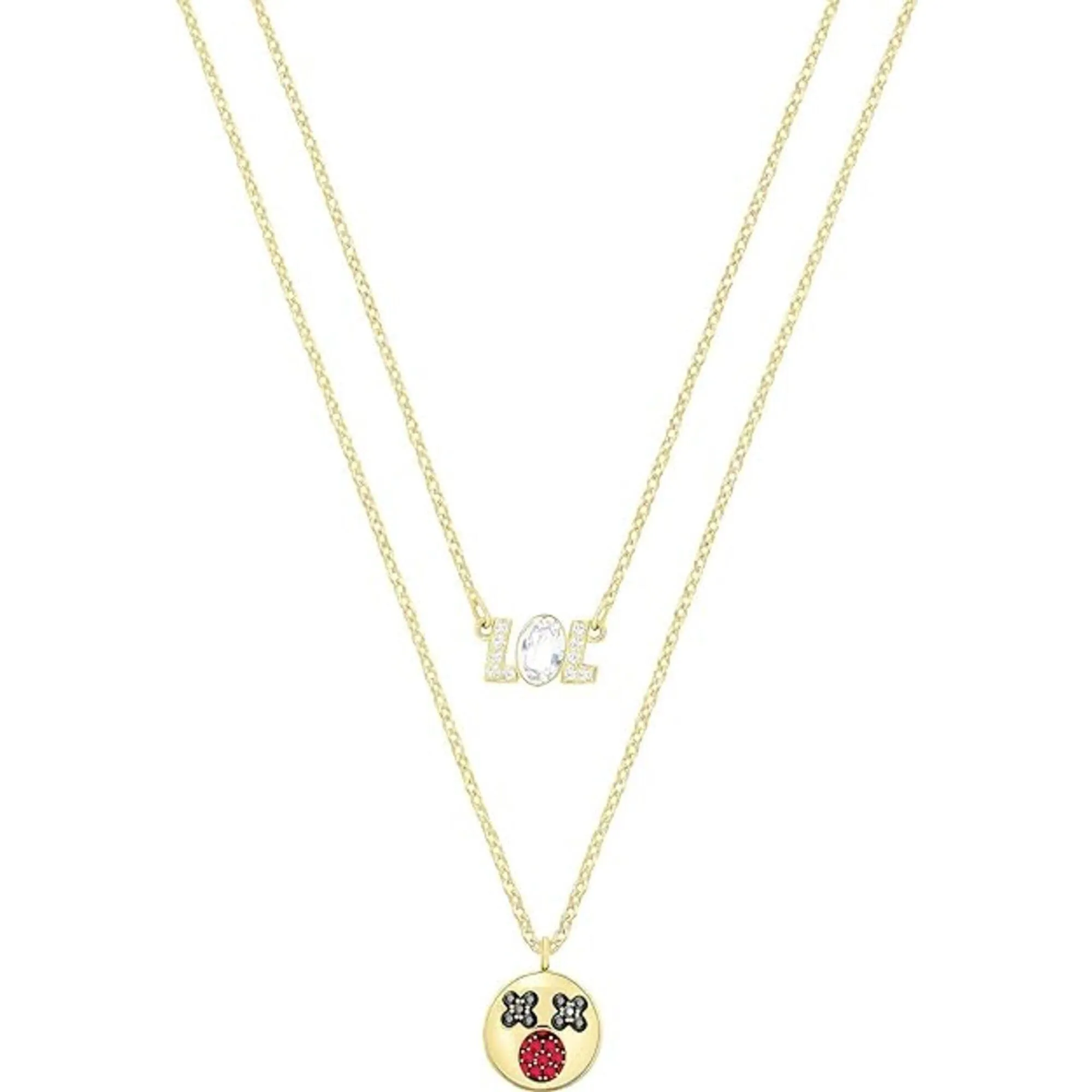 Swarovski Jewelry Swarovski Women's Necklace Set - Humorist Gold-Plated Crystal Pendant | 5351571