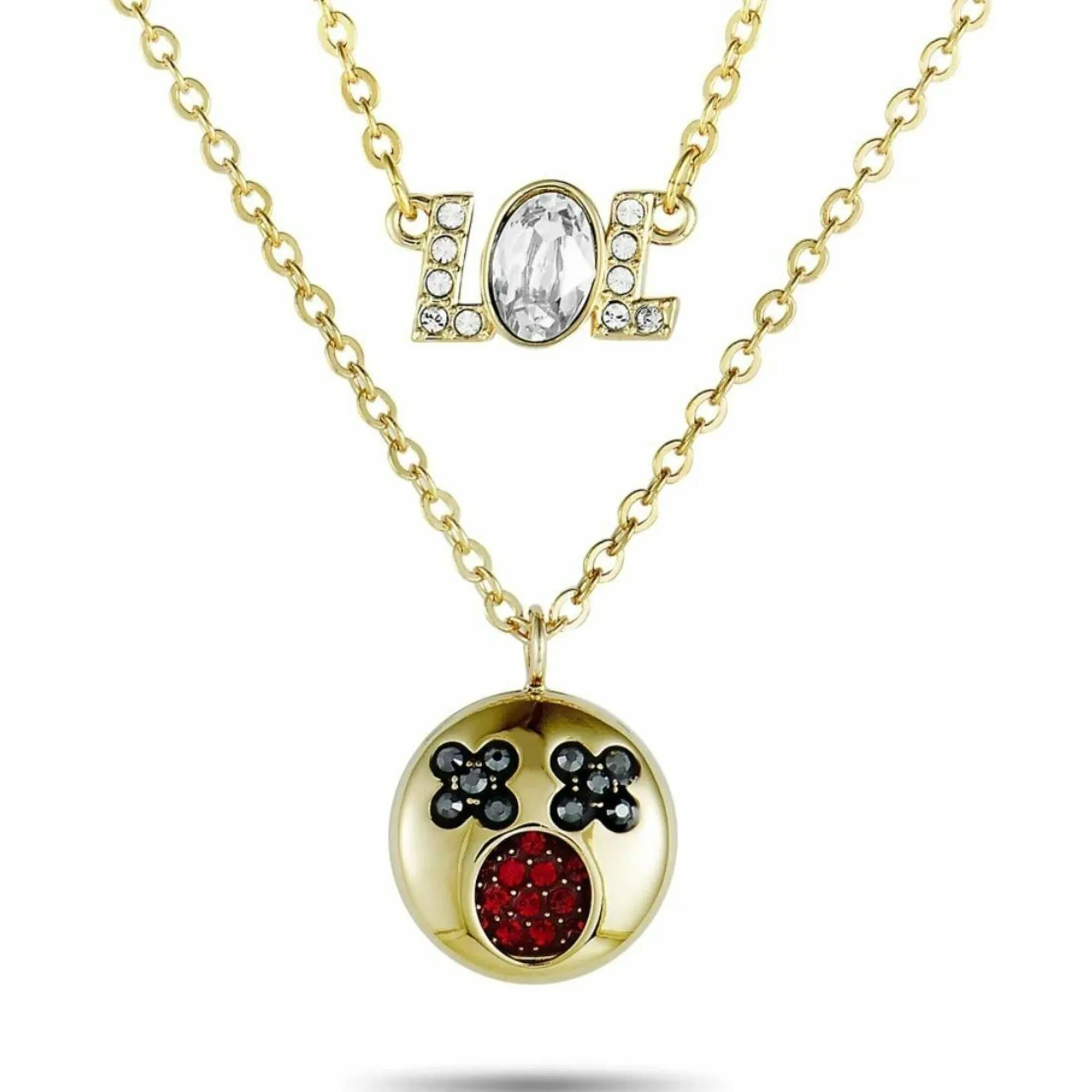 Swarovski Jewelry Swarovski Women's Necklace Set - Humorist Gold-Plated Crystal Pendant | 5351571