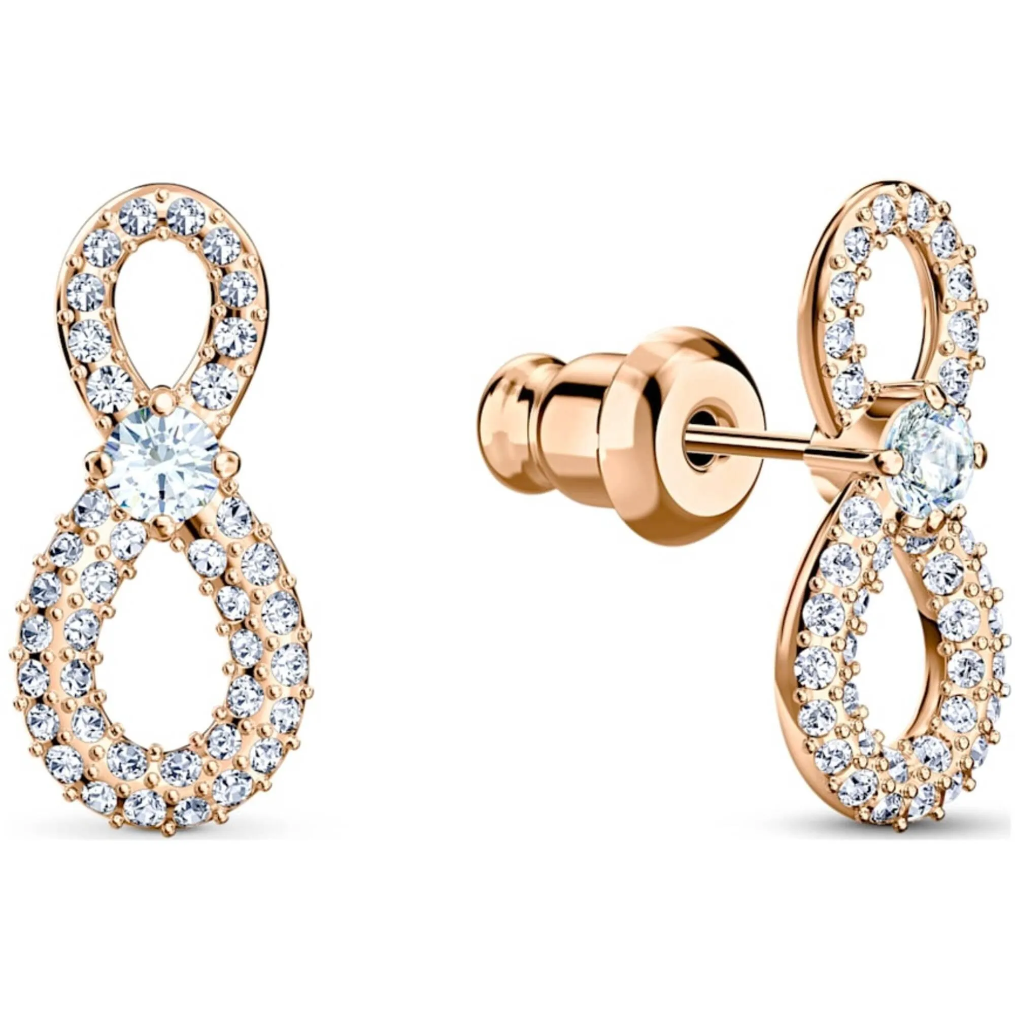 Swarovski Jewelry Swarovski Women's Necklace Set - Swarovski Infinity Heart Rose Gold | 5521040