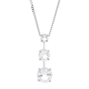 Swarovski Jewelry Swarovski Women's Necklace Set - Trio Crystal Platinum Plated | 1080189