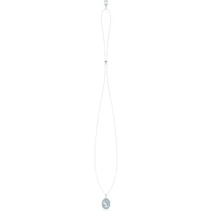 Swarovski Jewelry Swarovski Women's Necklace - Signum Swan Blue Crystals Pave Long | 5628546