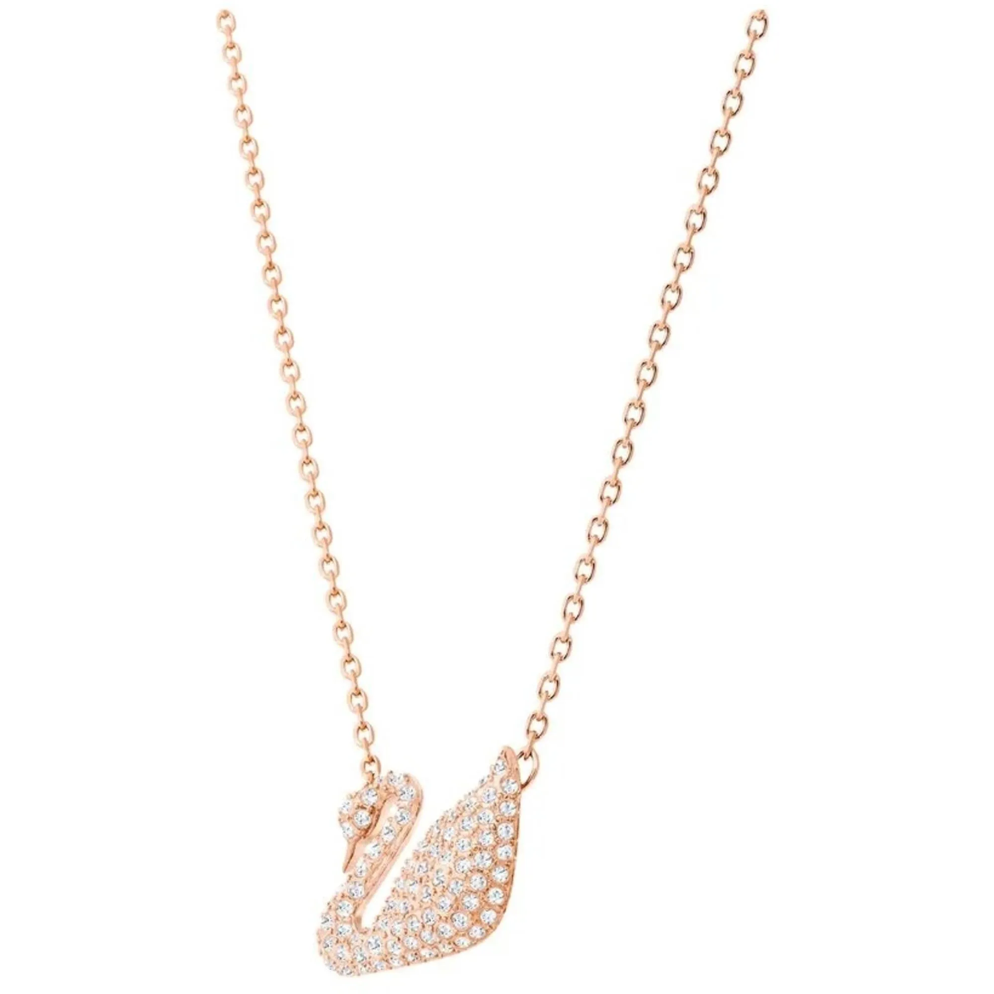 Swarovski Jewelry Swarovski Women's Necklace - Swan Crystal Pave Rose Gold Plated | 5121597
