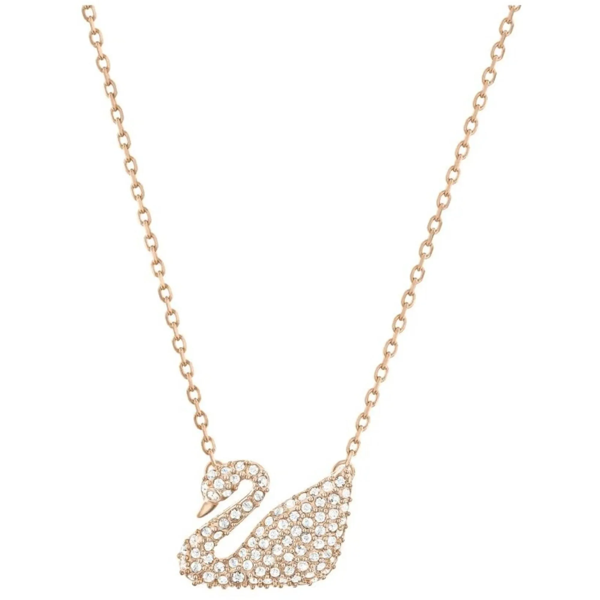 Swarovski Jewelry Swarovski Women's Necklace - Swan Crystal Pave Rose Gold Plated | 5121597