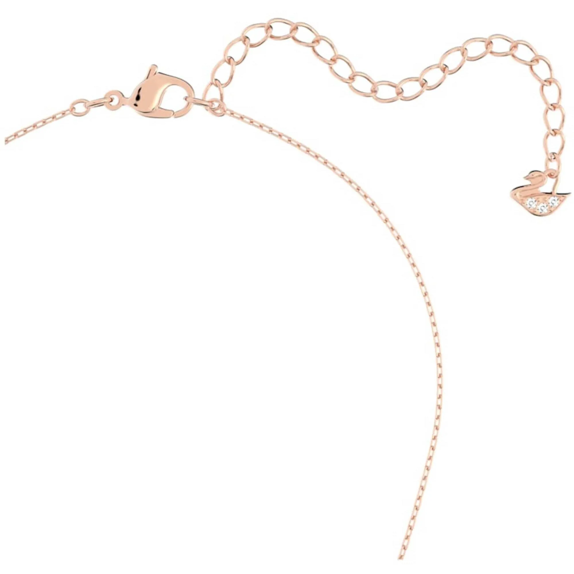 Swarovski Jewelry Swarovski Women's Necklace - Swarovski Infinity Heart Shape Rose Gold | 5518865