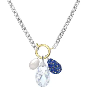 Swarovski Jewelry Swarovski Women's Necklace - The Elements Rhodium Plated Pearls and Crystals | 5576630