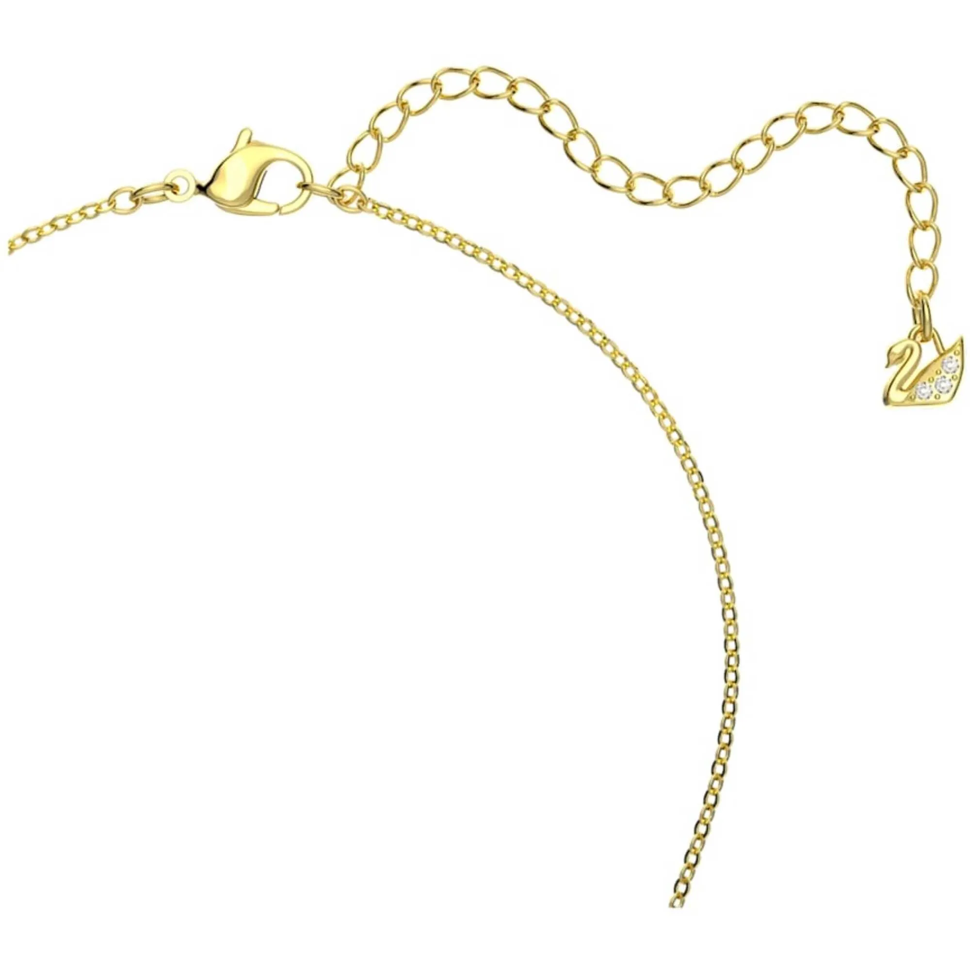 Swarovski Jewelry Swarovski Women's Pendant - Iconic Swan Bright Red Crystals Gold Tone Plated | 5465400