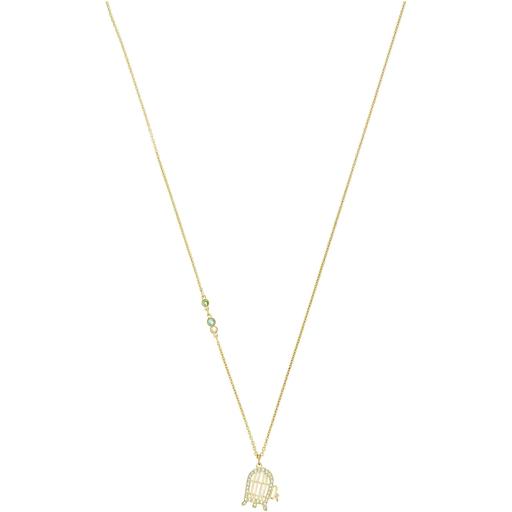 Swarovski Jewelry Swarovski Women's Pendant Necklace - Looney Tunes Tweety's Canary Cage | 5487549