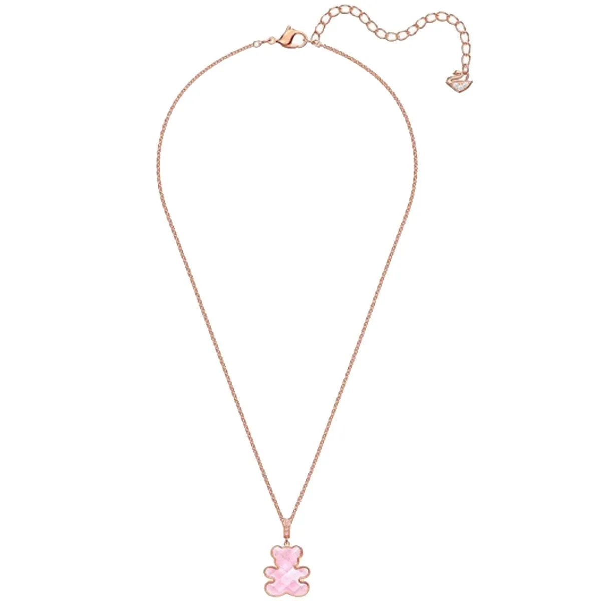 Swarovski Jewelry Swarovski Women's Pendant Necklace - Pink Teddy Rose Gold Plating | 5409512