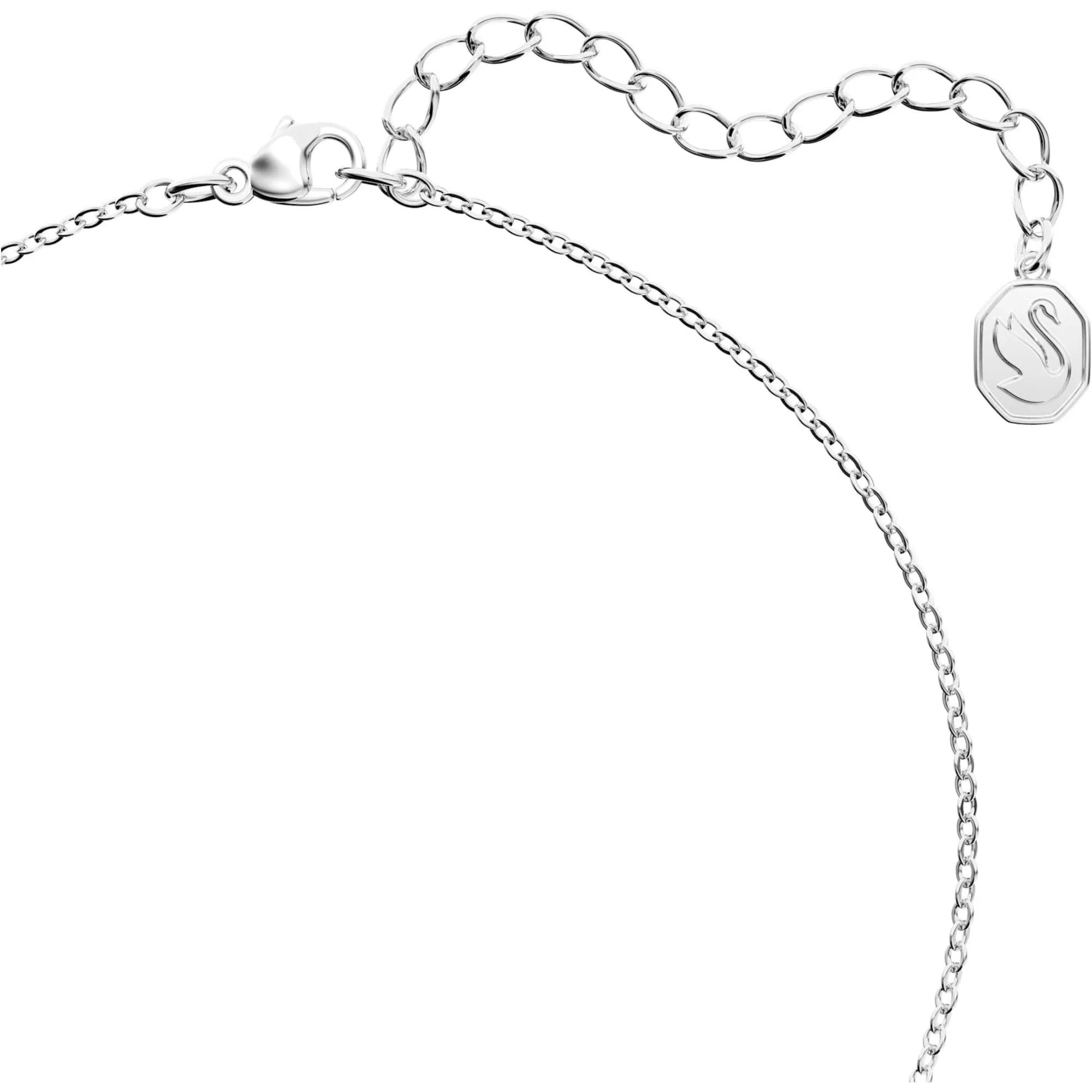 Swarovski Jewelry Swarovski Women's Pendant Necklace - Signum Swan Rhodium Plated Long | 5621098