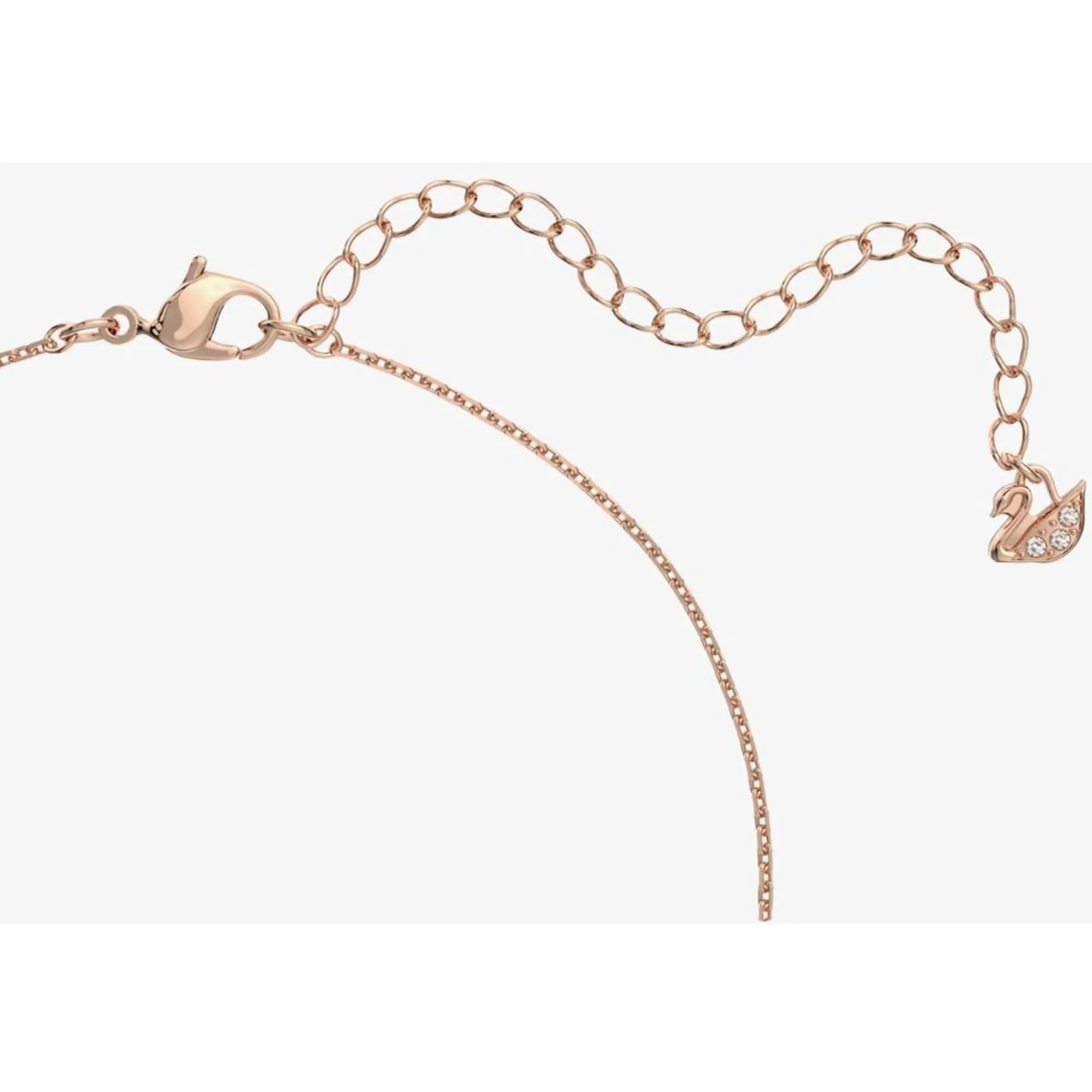 Swarovski Jewelry Swarovski Women's Pendant Necklace - Twist Rose Gold Tone Plated Crystal | 5620549