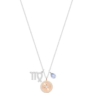 Swarovski Jewelry Swarovski Women's Pendant Necklace - Zodiac Virgo Sign Rhodium Plated | 5349224