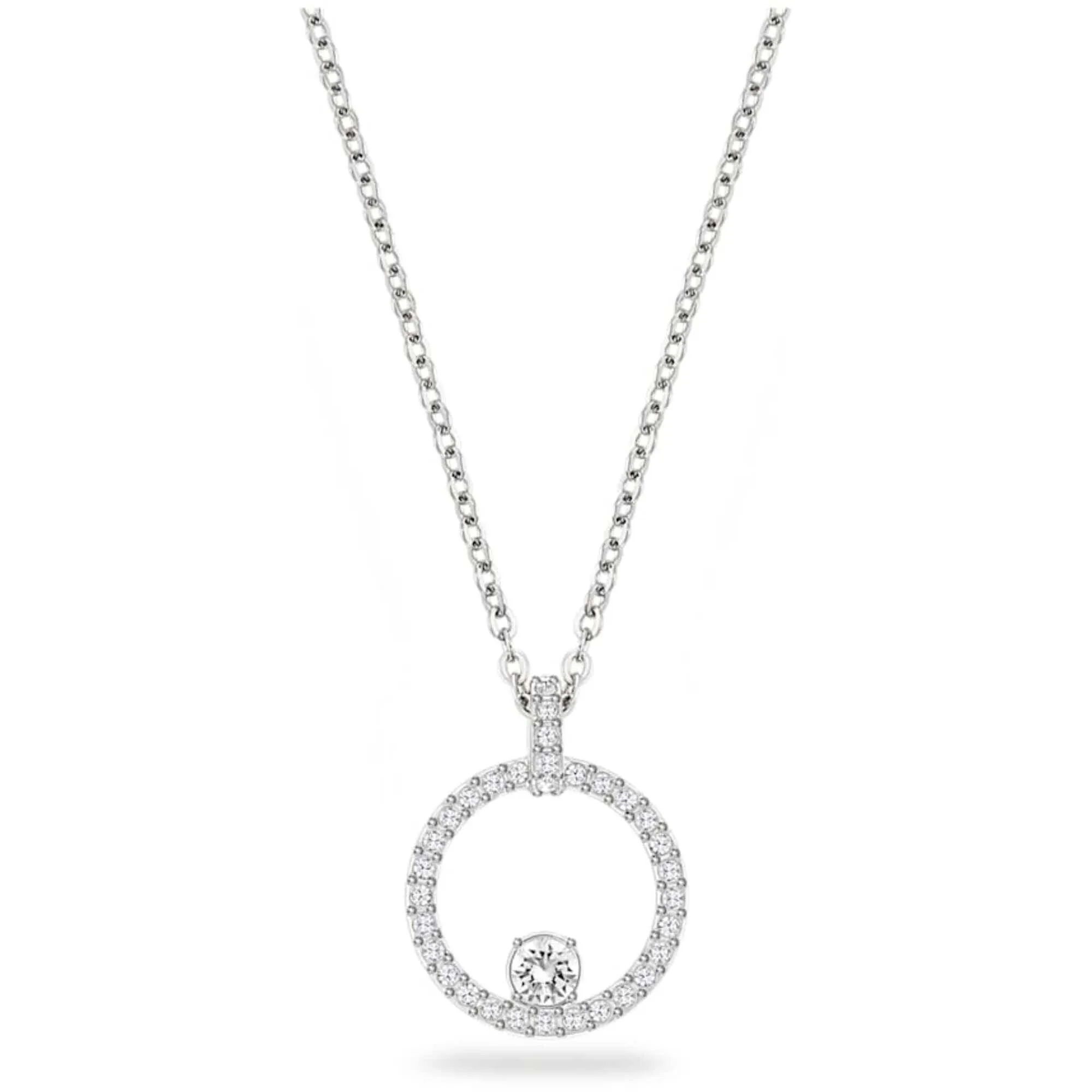 Swarovski Jewelry Swarovski Women's Pendant with Chain - Creativity Circle Shape Crystals | 5198686
