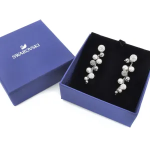 Swarovski Jewelry Swarovski Women's Pierced Earrings - Lady Jane Rhodium Plated | 5368697